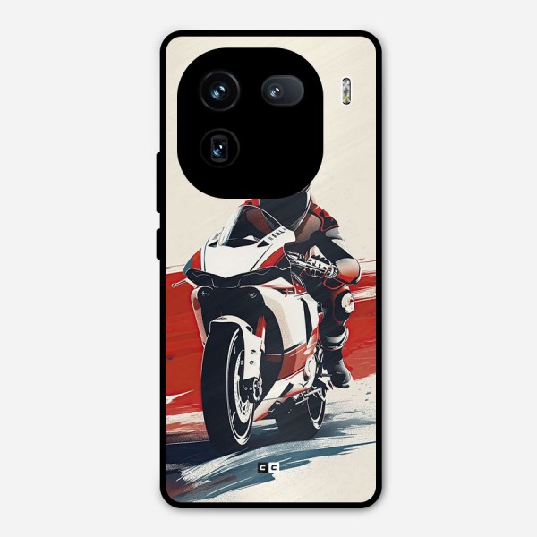 Motosport Rider Metal Back Case for iQOO 12