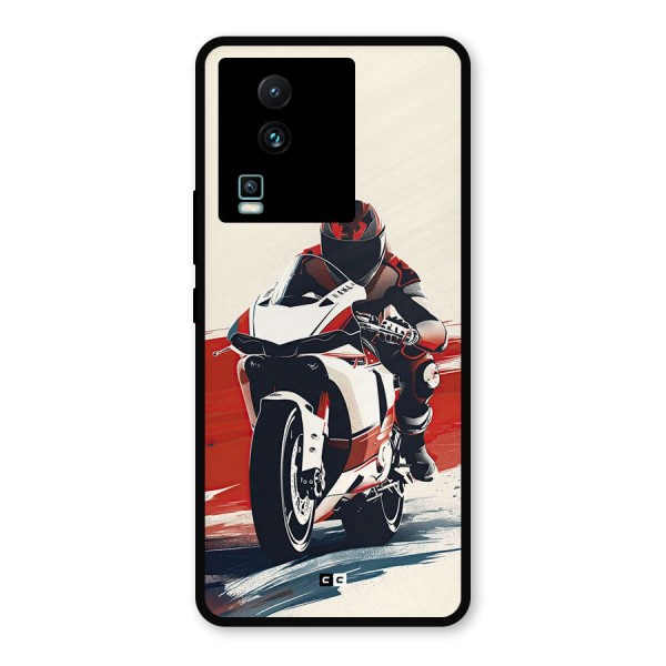 Motosport Rider Metal Back Case for iQOO Neo 7 Pro