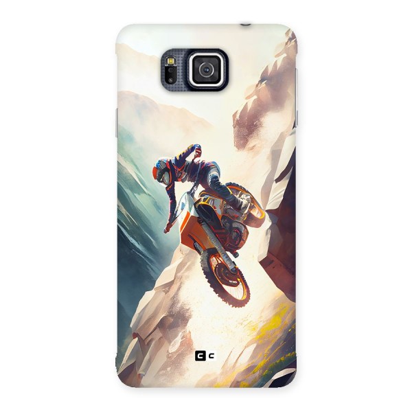 Mountain Biker Back Case for Galaxy Alpha