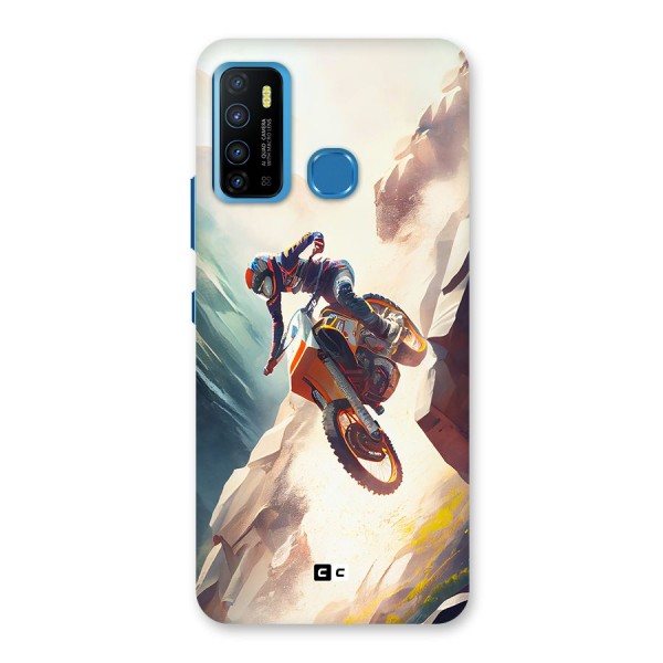Mountain Biker Back Case for Infinix Hot 9