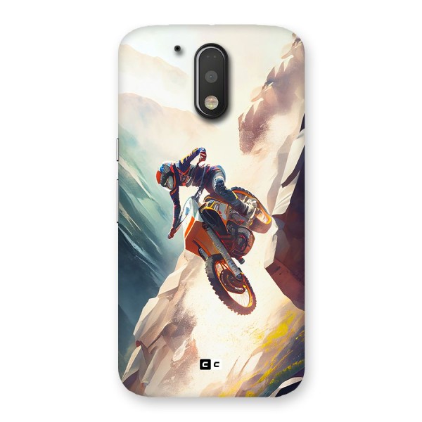 Mountain Biker Back Case for Moto G4 Plus