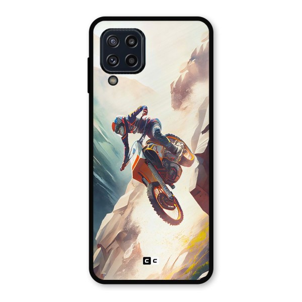 Mountain Biker Metal Back Case for Galaxy M32