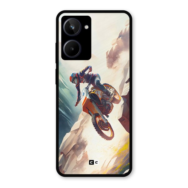 Mountain Biker Metal Back Case for Realme 10