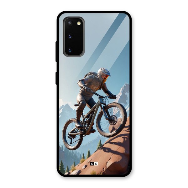 Mountain Rider Glass Back Case for Galaxy S20