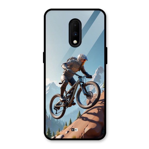 Mountain Rider Glass Back Case for OnePlus 7