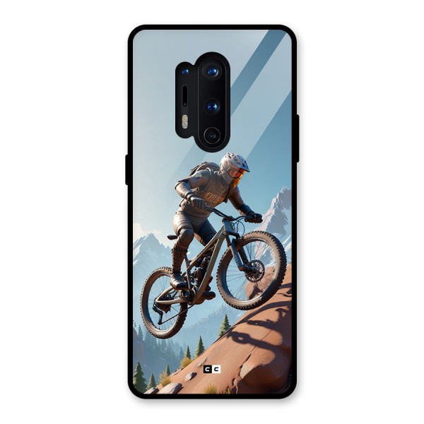 Mountain Rider Glass Back Case for OnePlus 8 Pro