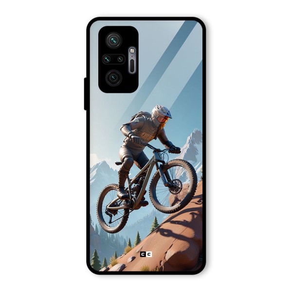 Mountain Rider Glass Back Case for Redmi Note 10 Pro Max