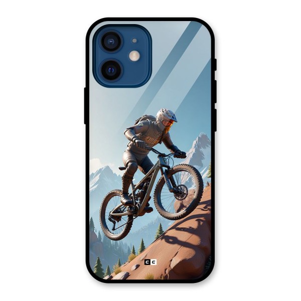 Mountain Rider Glass Back Case for iPhone 12 Mini