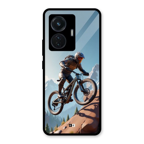 Mountain Rider Glass Back Case for iQOO Z6 44W