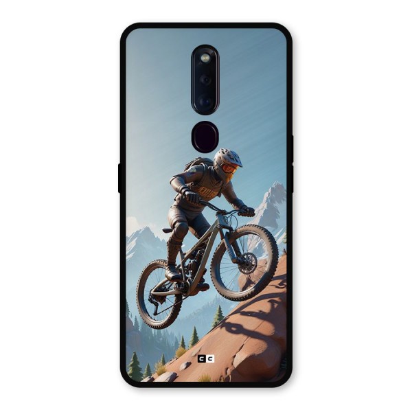 Mountain Rider Metal Back Case for Oppo F11 Pro