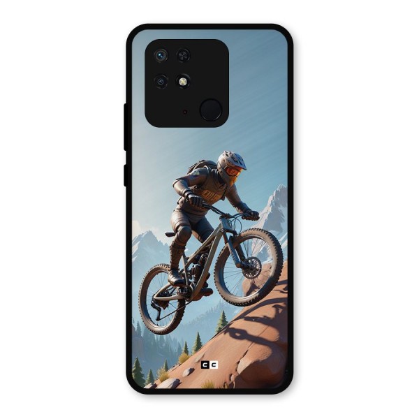 Mountain Rider Metal Back Case for Redmi 10 Power