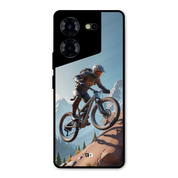 Mountain Rider Metal Back Case for Tecno Pova 5 Pro 5G