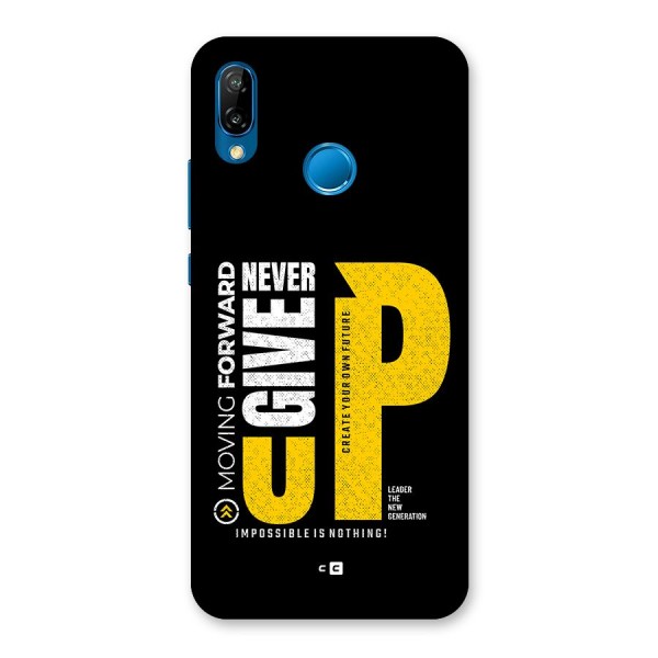 Moving Forward Back Case for Huawei P20 Lite