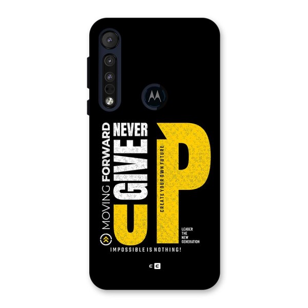 Moving Forward Back Case for Motorola One Macro
