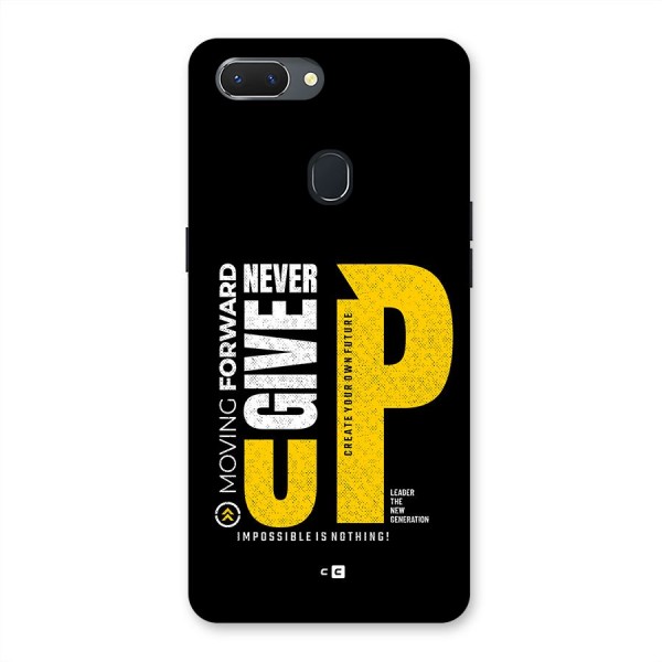 Moving Forward Back Case for Realme 2