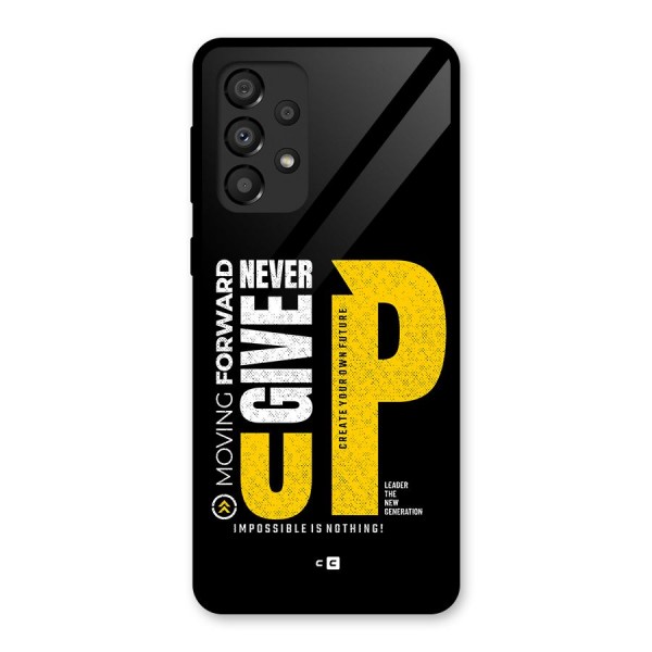 Moving Forward Glass Back Case for Galaxy A33 5G