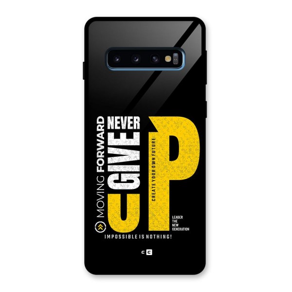 Moving Forward Glass Back Case for Galaxy S10