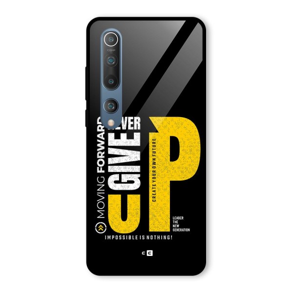 Moving Forward Glass Back Case for Mi 10