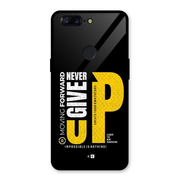Moving Forward Glass Back Case for OnePlus 5T