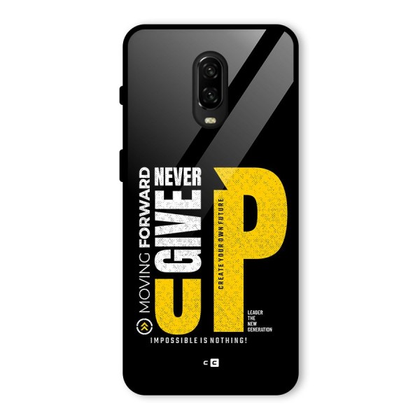 Moving Forward Glass Back Case for OnePlus 6T