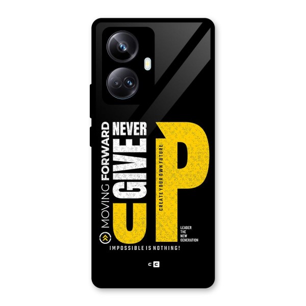 Moving Forward Glass Back Case for Realme 10 Pro Plus