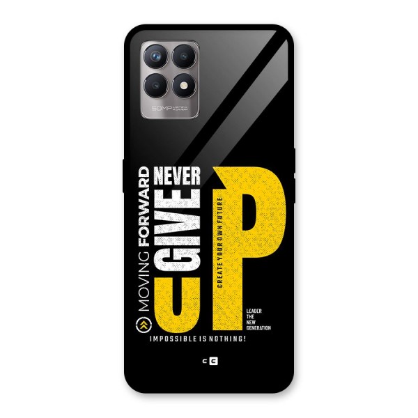 Moving Forward Glass Back Case for Realme Narzo 50