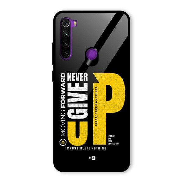 Moving Forward Glass Back Case for Redmi Note 8