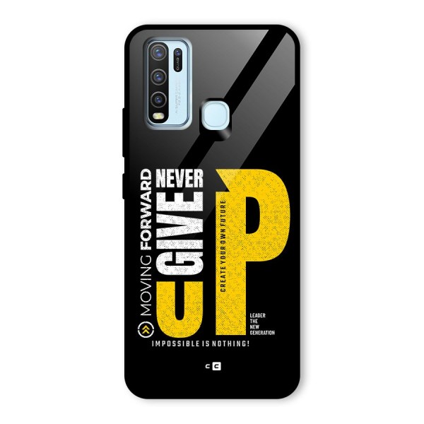 Moving Forward Glass Back Case for Vivo Y30
