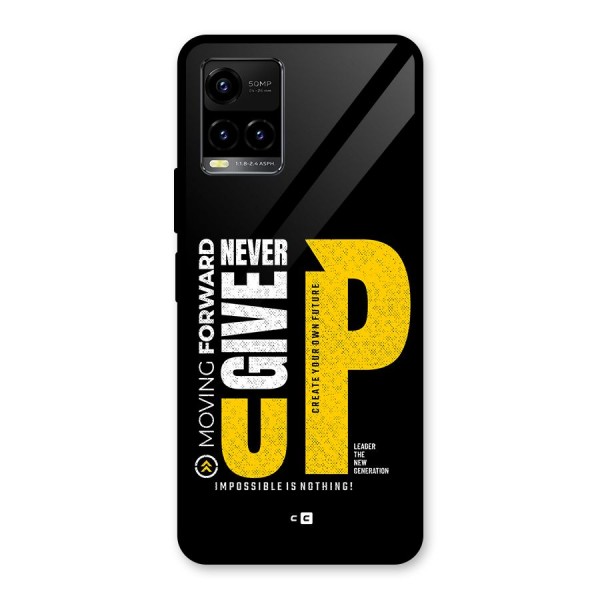 Moving Forward Glass Back Case for Vivo Y33s