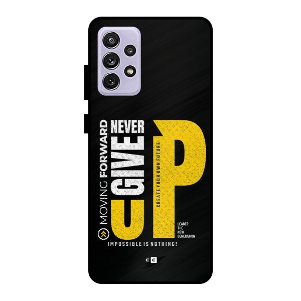 Moving Forward Metal Back Case for Galaxy A72