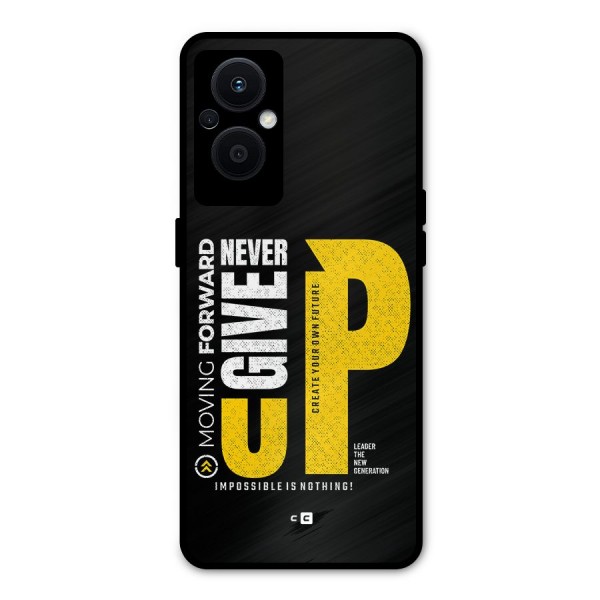 Moving Forward Metal Back Case for Oppo F21s Pro 5G