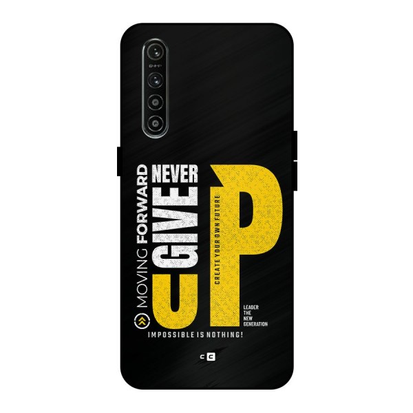 Moving Forward Metal Back Case for Realme XT