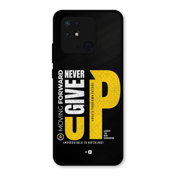 Moving Forward Metal Back Case for Redmi 10 Power
