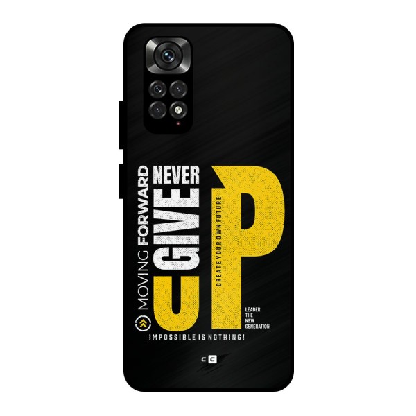 Moving Forward Metal Back Case for Redmi Note 11 Pro