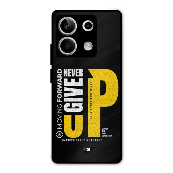 Moving Forward Metal Back Case for Redmi Note 13 5G