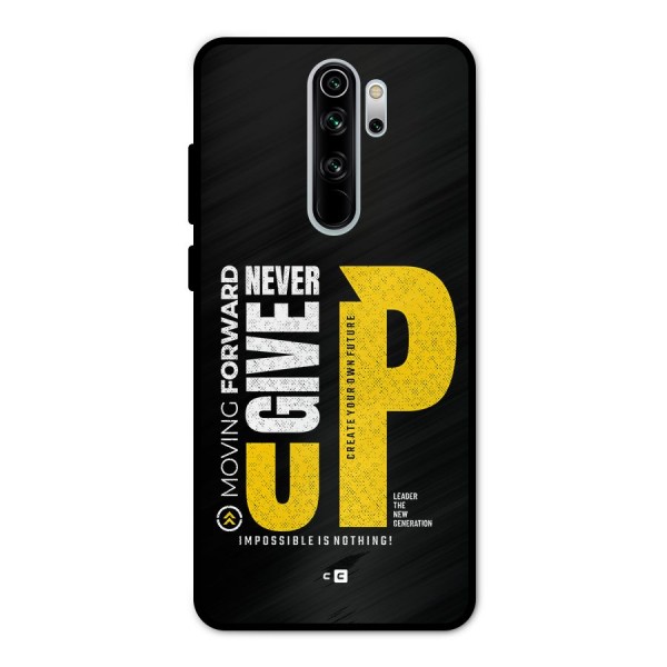 Moving Forward Metal Back Case for Redmi Note 8 Pro