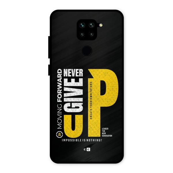 Moving Forward Metal Back Case for Redmi Note 9