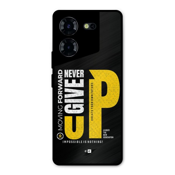 Moving Forward Metal Back Case for Tecno Pova 5 Pro 5G