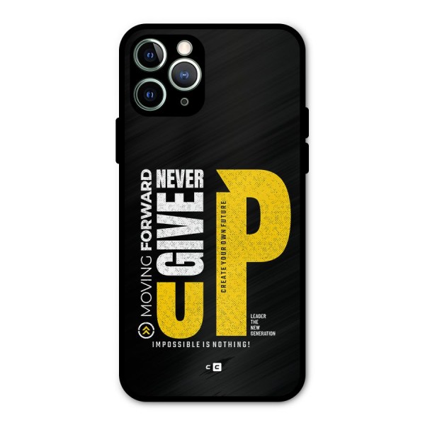 Moving Forward Metal Back Case for iPhone 11 Pro Max