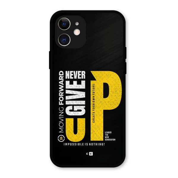 Moving Forward Metal Back Case for iPhone 12