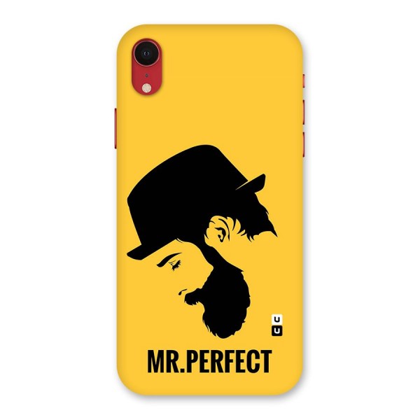 Mr Perfect Back Case for iPhone XR