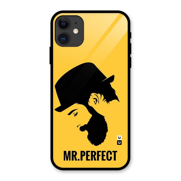 Mr Perfect Glass Back Case for iPhone 11