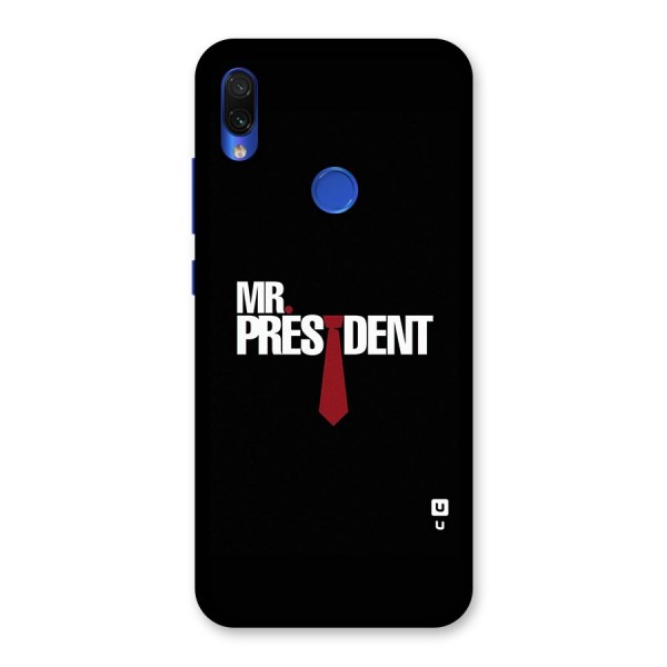 Mr President Back Case for Redmi Note 7S