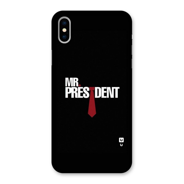 Mr President Back Case for iPhone X