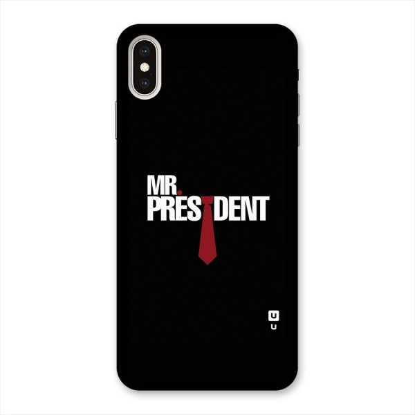 Mr President Back Case for iPhone XS Max