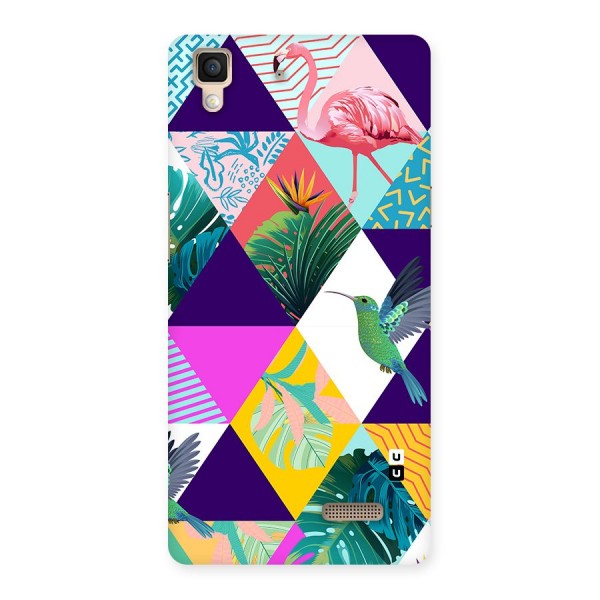 Multicolor Exotic Seamless Pattern Back Case for Oppo R7