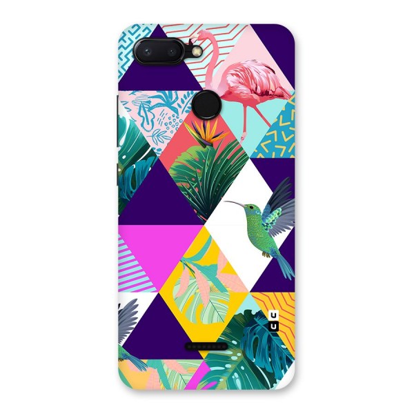 Multicolor Exotic Seamless Pattern Back Case for Redmi 6