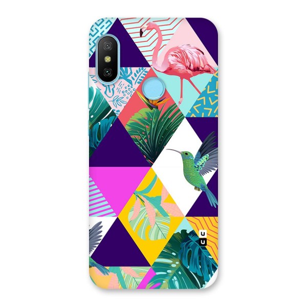 Multicolor Exotic Seamless Pattern Back Case for Redmi 6 Pro