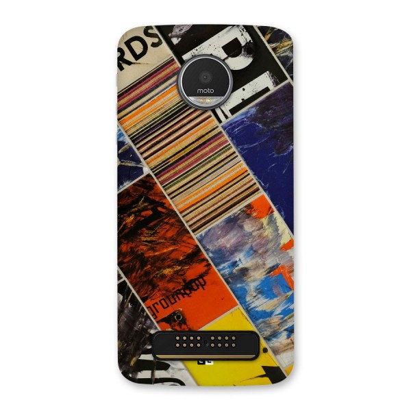 Multiple Textures Back Case for Moto Z Play