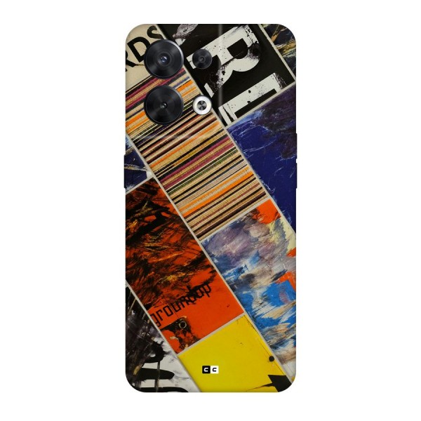 Multiple Textures Back Case for Oppo Reno8 5G